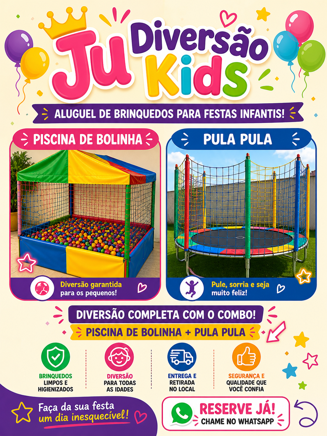 Pula pula para festa